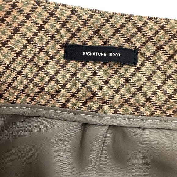 Talbots Signature Boot Dress plaid Pant size 10 - Picture 5 of 6